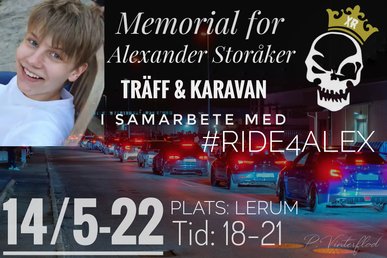 Minnesplatsen #ride4alex #justice4alex Alexander Storåker